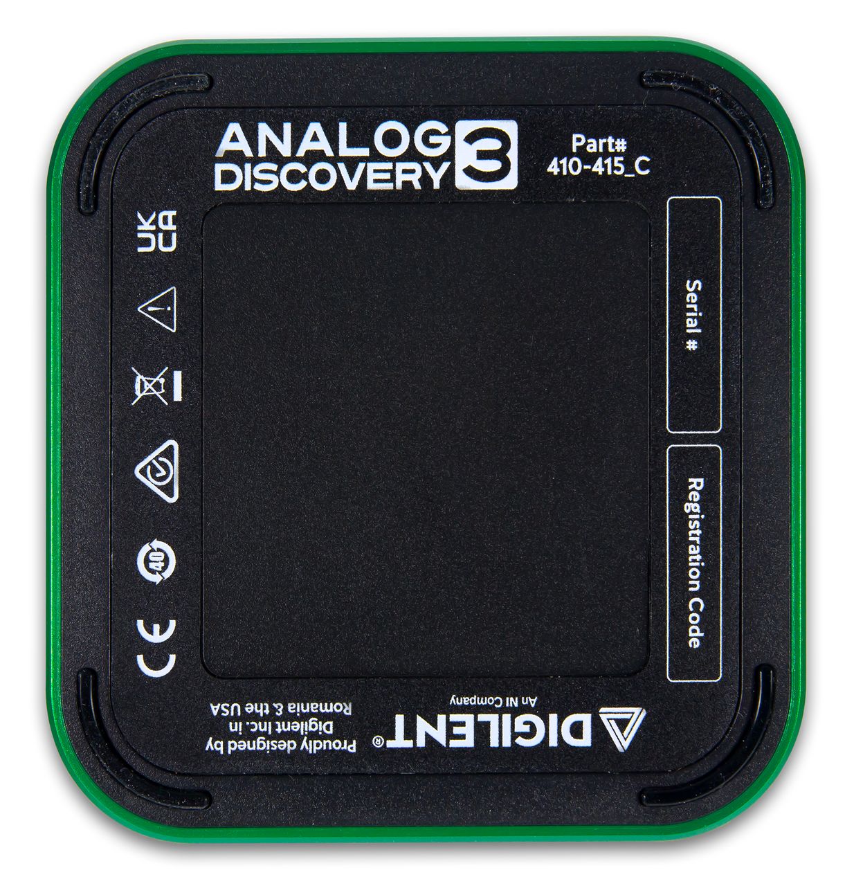 410-415 Digilent Analog Discovery 3 Series, 30 MHz Portable Oscilloscope, 2 Channels