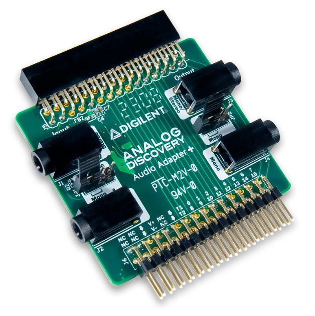 Digilent Discovery 3 Audio Adapter for Use with Oscilloscope Analogue