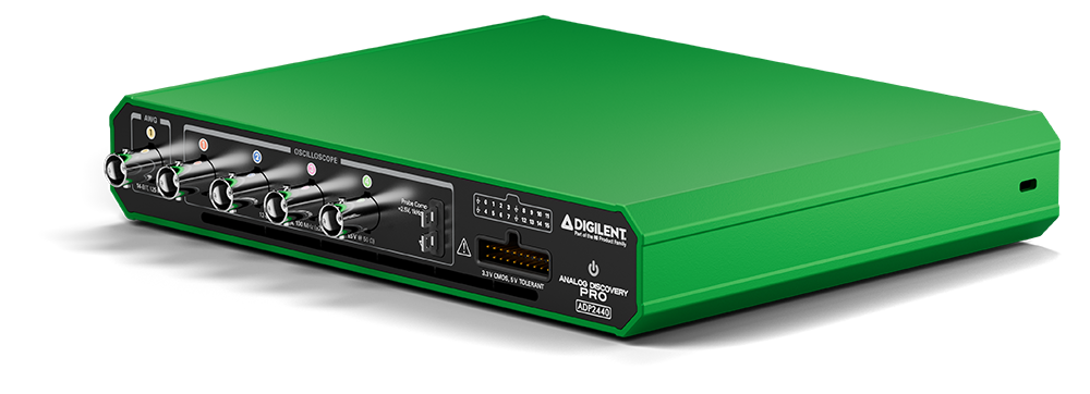 Digilent Analog Discovery Pro 2400 Series, 100 MHz Mixed Signal Analogue Oscilloscope 4-Channel