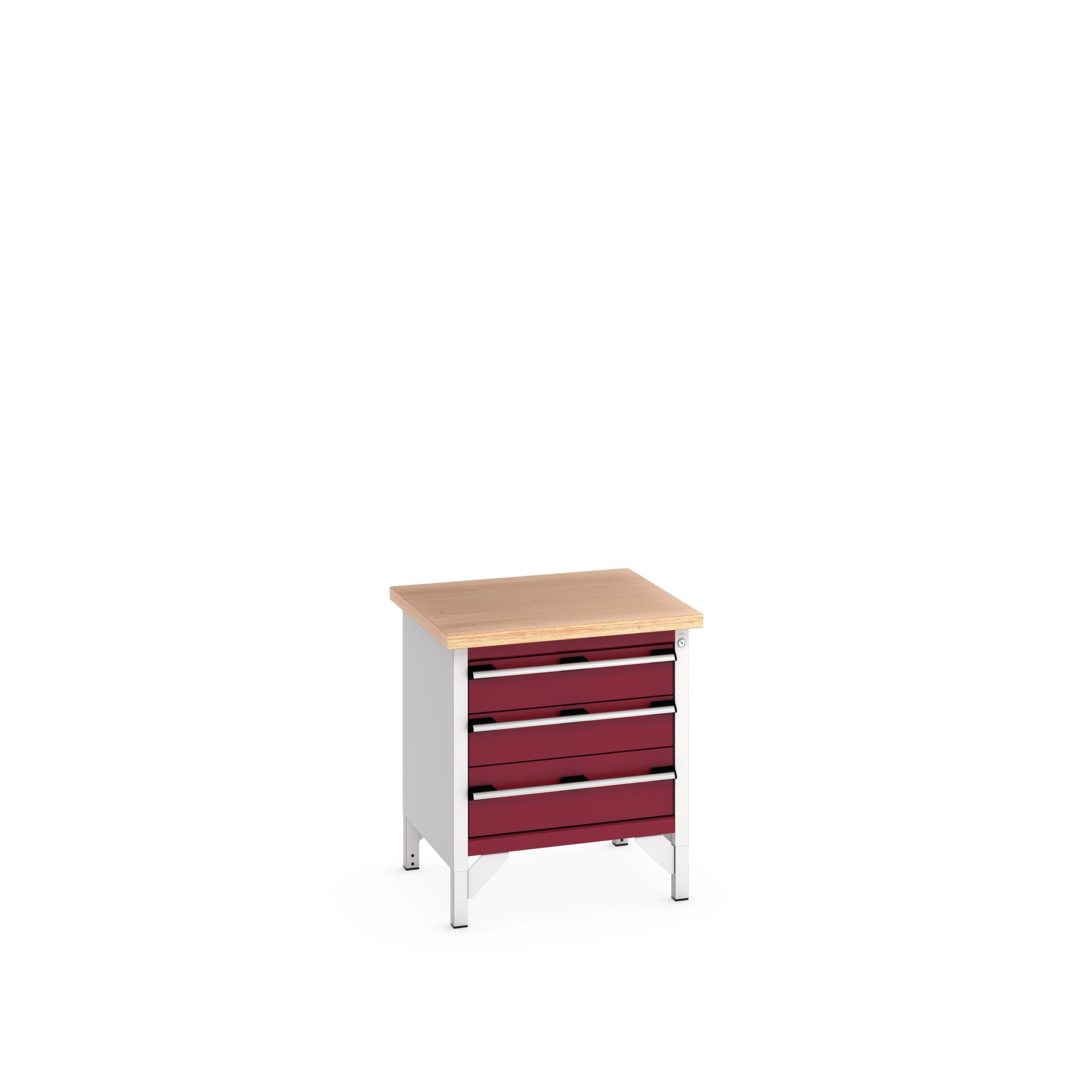 Bott 41002010.24V Sheet Steel Workbench, 225kg Max Load, 840 mm x 750mm x 750 mm