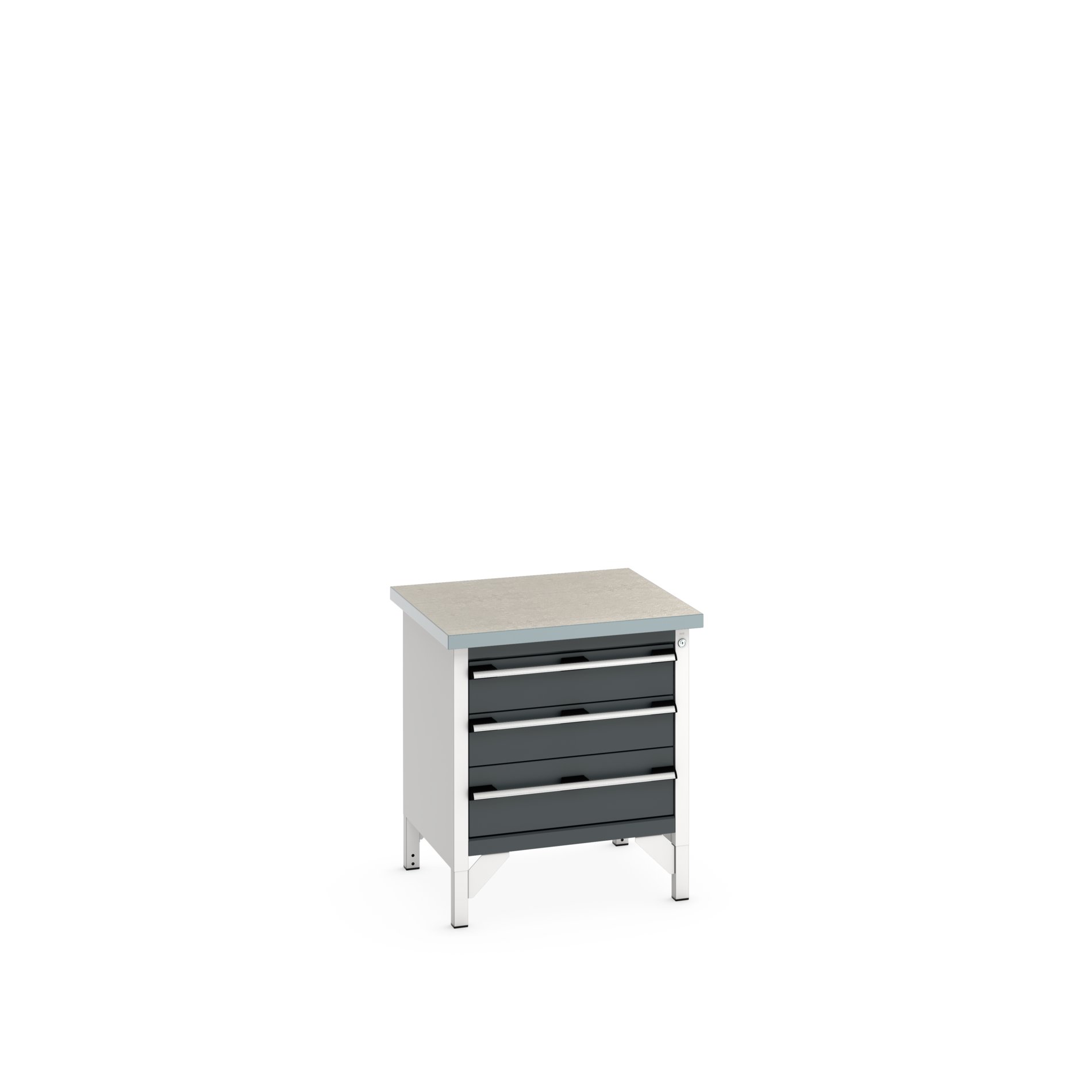 Bott 41002012.19V Sheet Steel Workbench, 225kg Max Load, 840 mm x 750mm x 750 mm