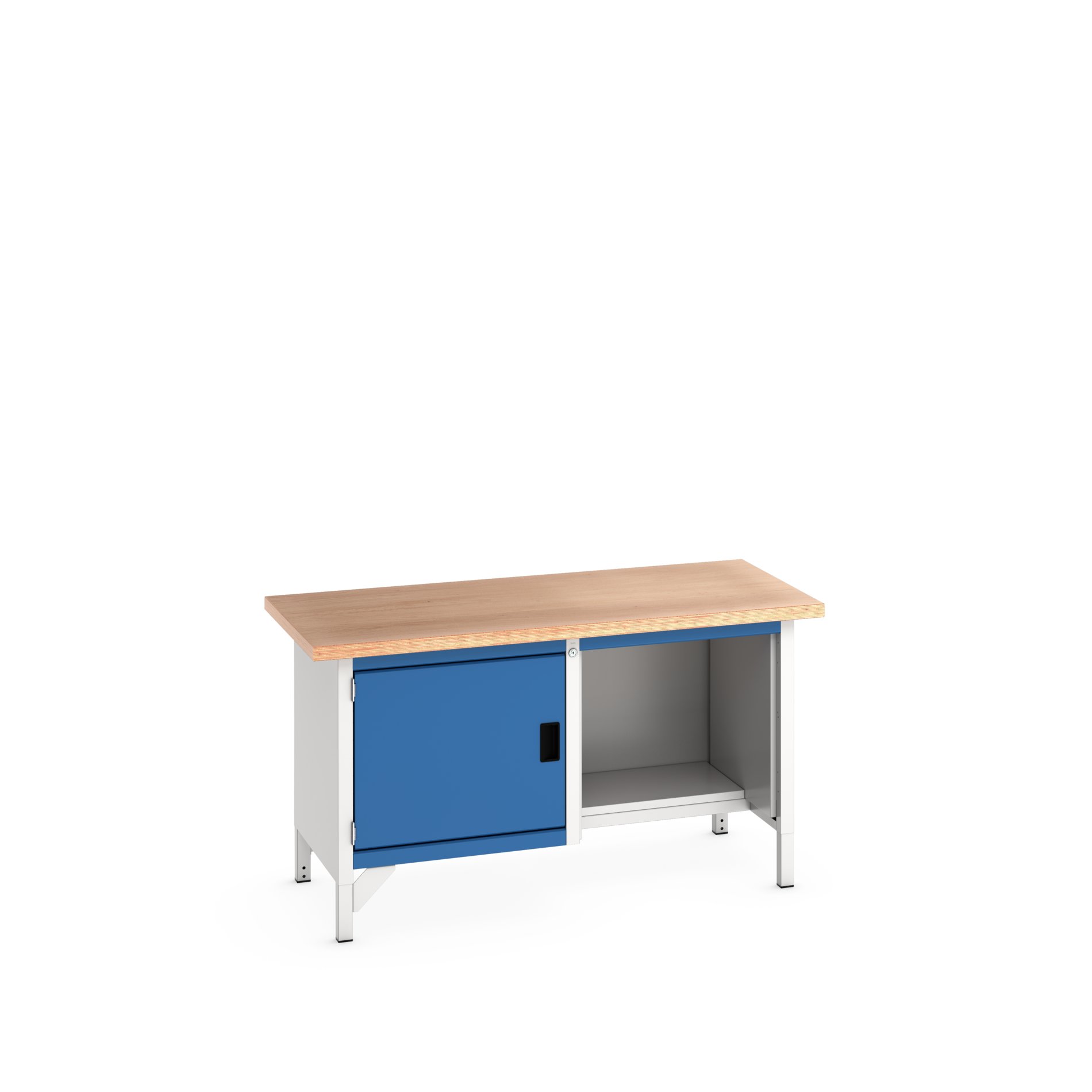 Bott 41002034.11V Sheet Steel Workbench, 100kg Max Load, 840 mm x 750mm x 1500 mm