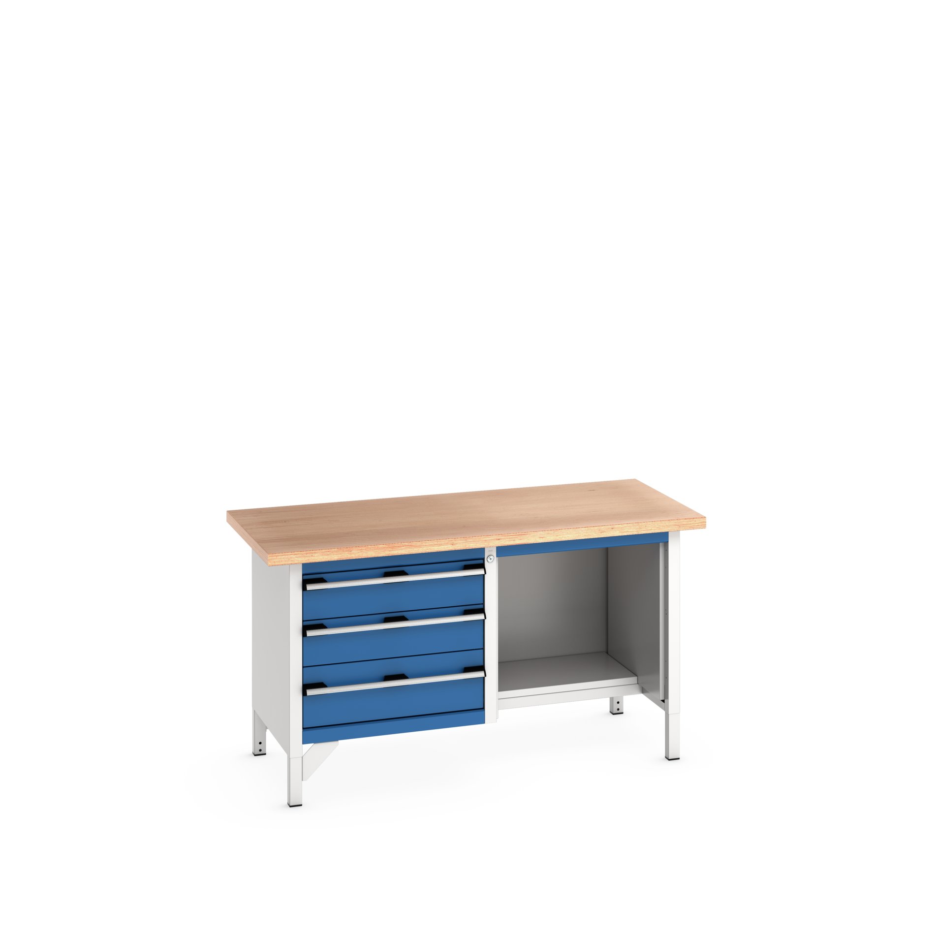 Bott 41002040.11V Sheet Steel Workbench, 225kg Max Load, 840 mm x 750mm x 1500 mm