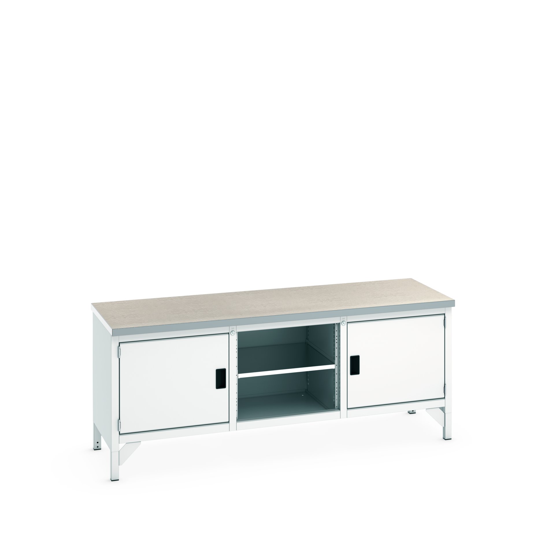 Bott 41002051.16V Sheet Steel Workbench, 100kg Max Load, 840 mm x 750mm x 2000 mm