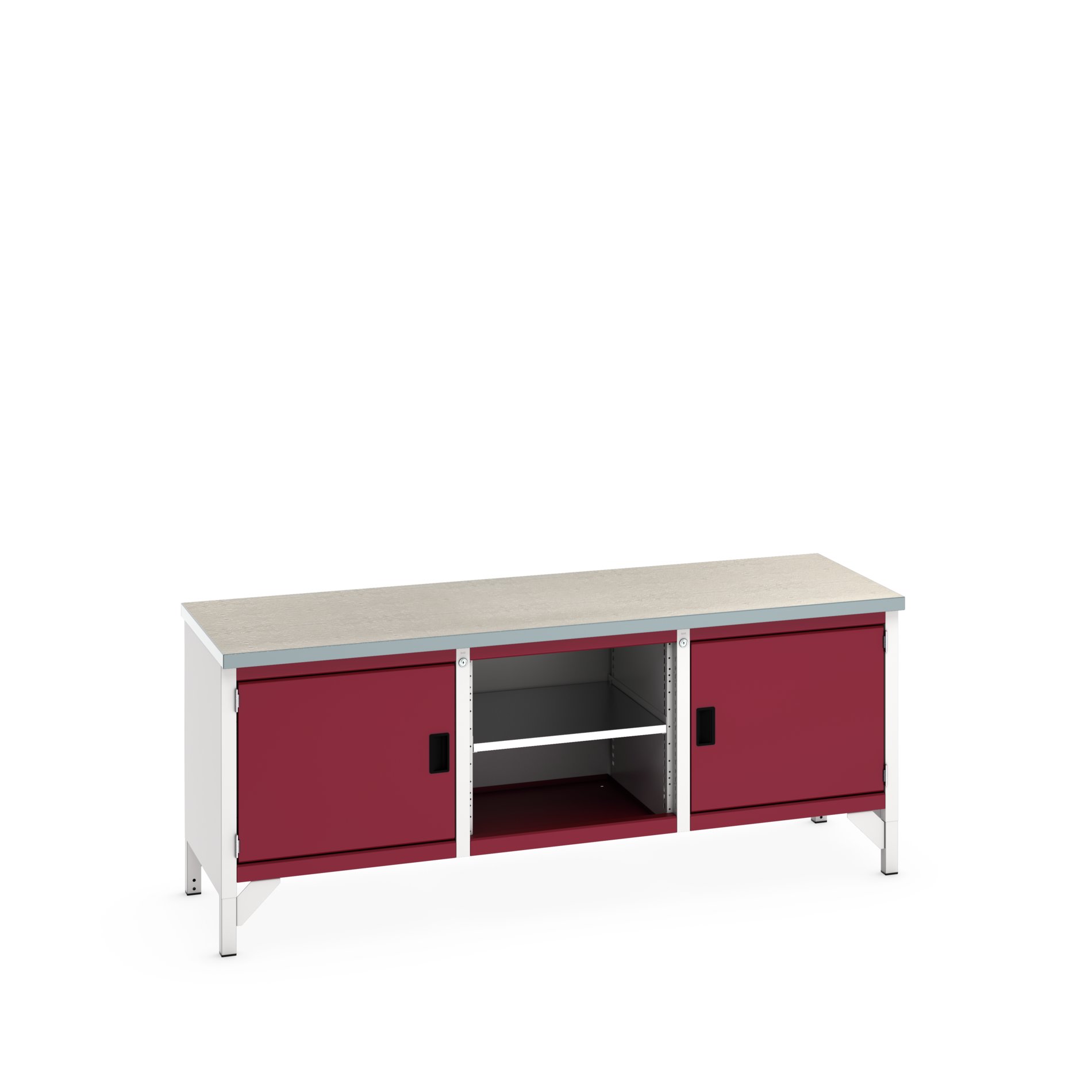 Bott 41002051.24V Sheet Steel Workbench, 100kg Max Load, 840 mm x 750mm x 2000 mm