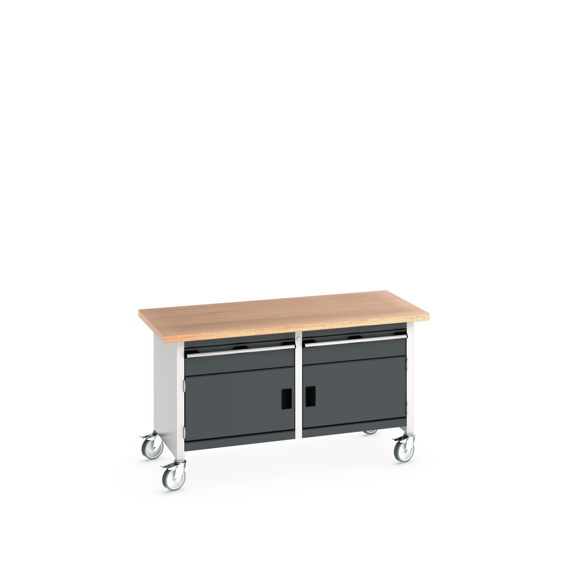 Bott 41002103.19V Portable Sheet Steel Workbench, 150kg Max Load, 840 mm x 750mm x 1500 mm