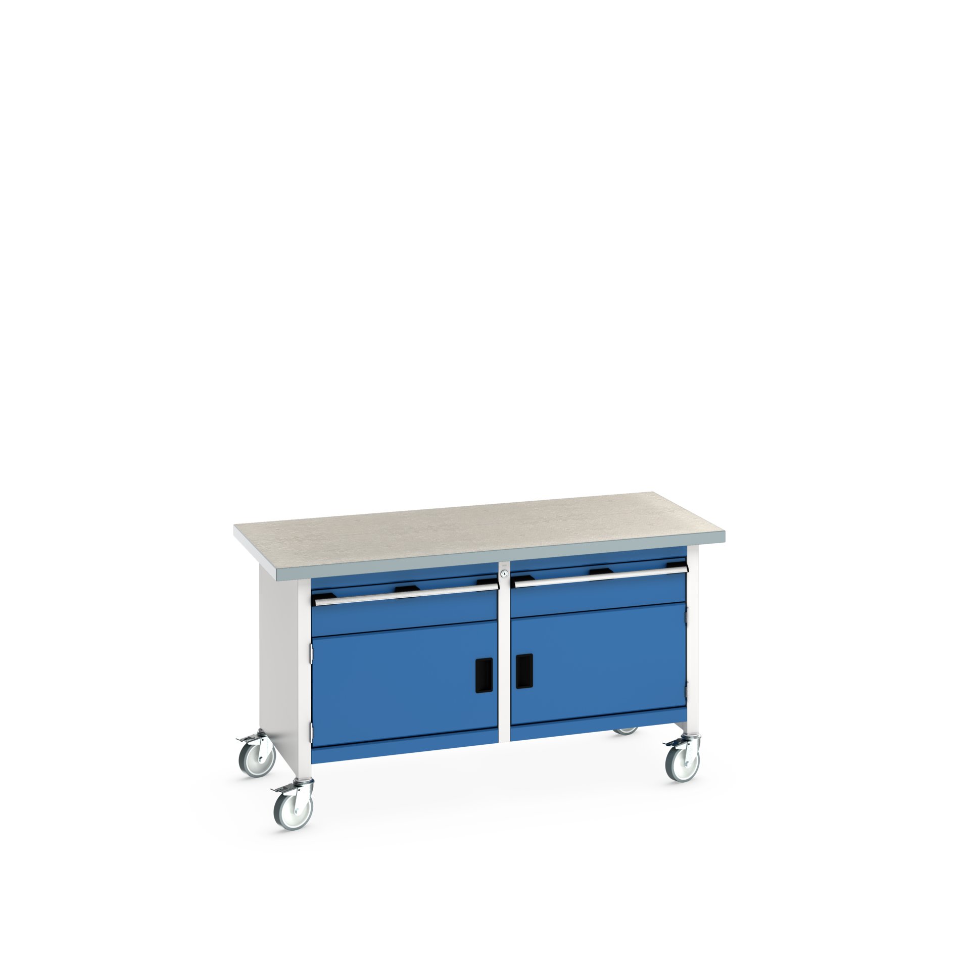 Bott 41002105.11V Portable Sheet Steel Workbench, 150kg Max Load, 840 mm x 750mm x 1500 mm