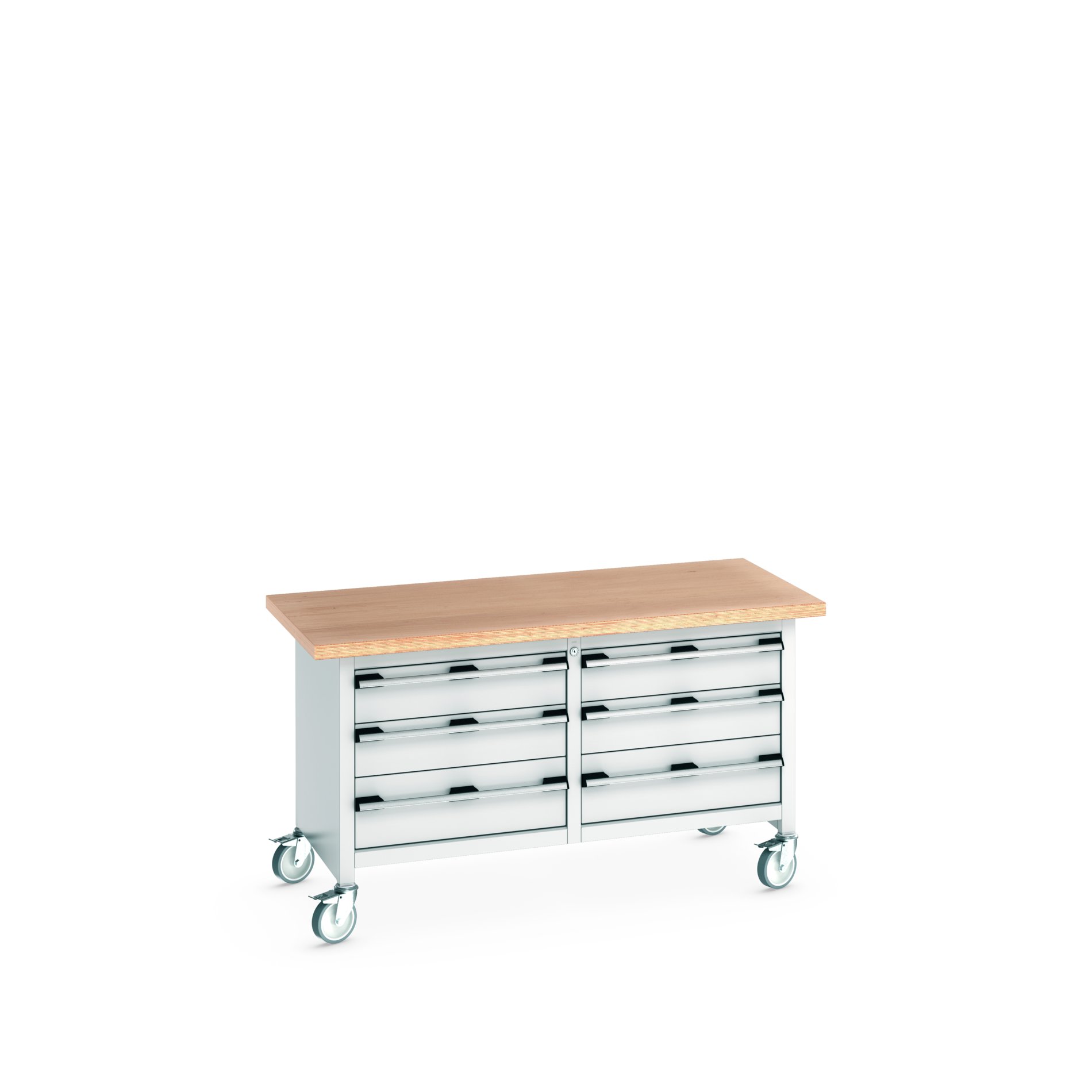 Bott 41002106.16V Portable Sheet Steel Workbench, 450kg Max Load, 840 mm x 750mm x 1500 mm