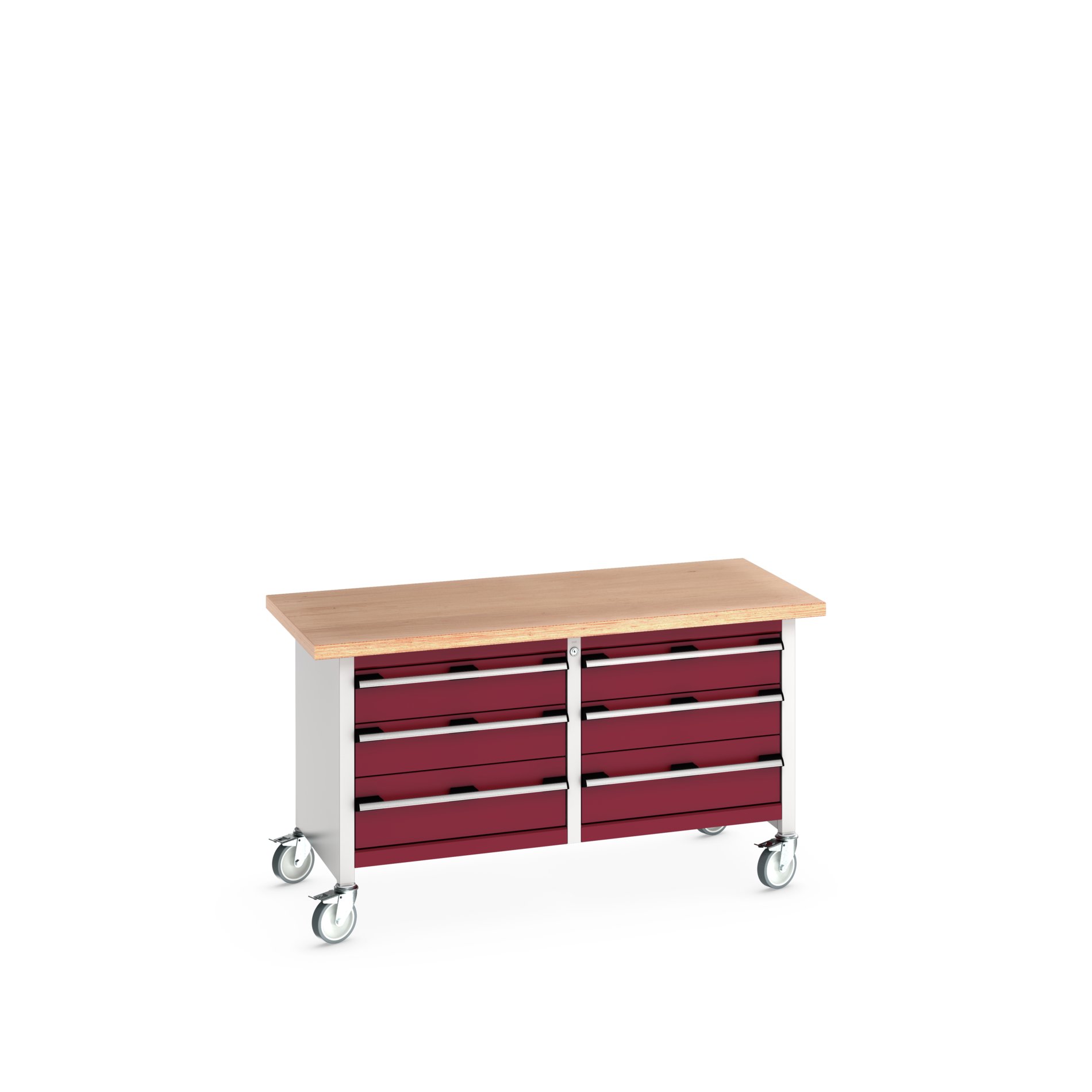 Bott 41002106.24V Portable Sheet Steel Workbench, 450kg Max Load, 840 mm x 750mm x 1500 mm