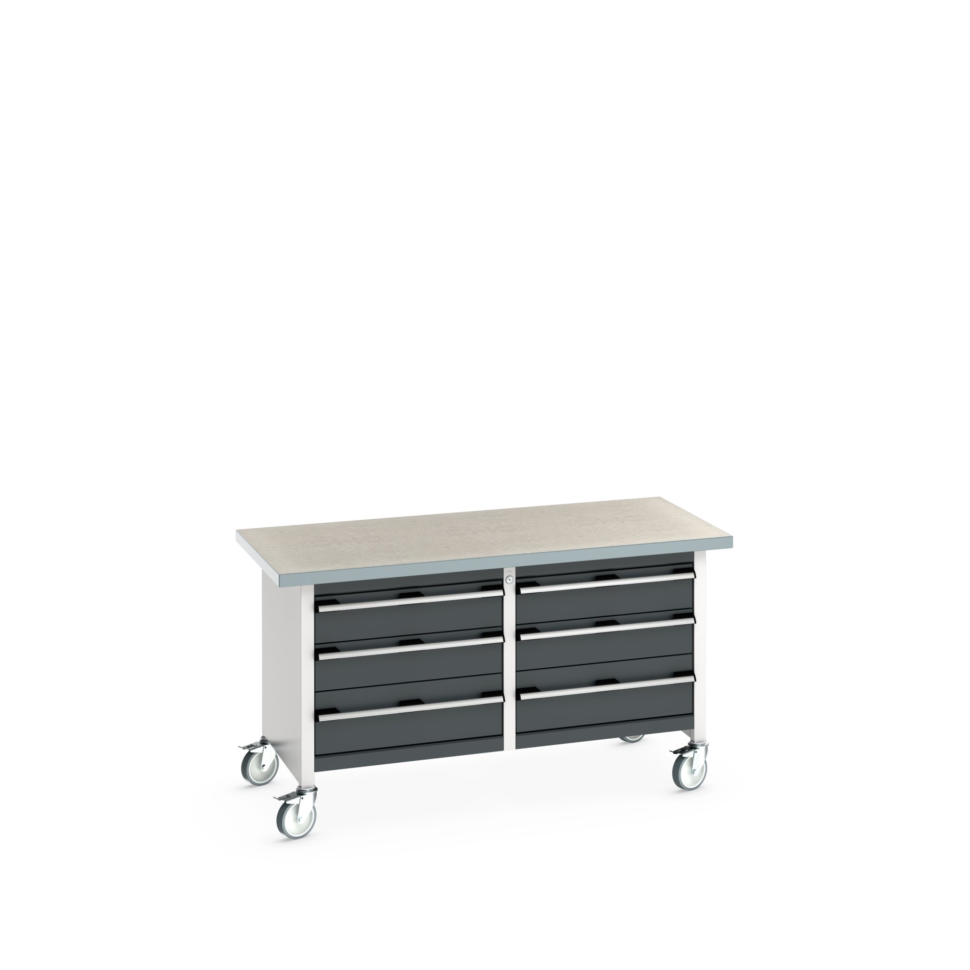 Bott 41002108.19V Portable Sheet Steel Workbench, 450kg Max Load, 840 mm x 750mm x 1500 mm
