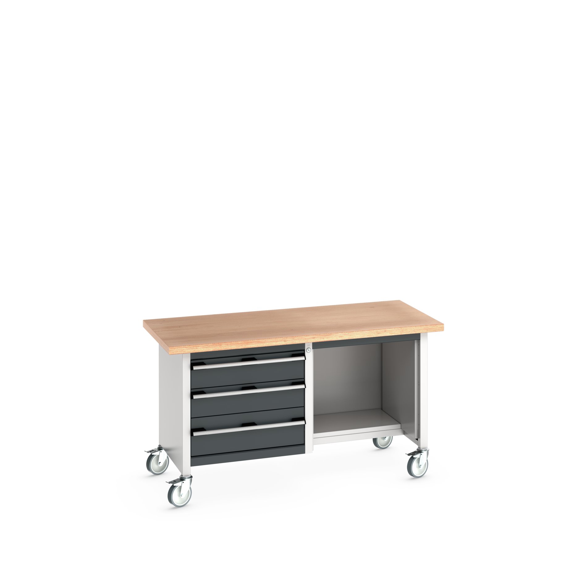 Bott 41002115.19V Portable Sheet Steel Workbench, 225kg Max Load, 840 mm x 750mm x 1500 mm
