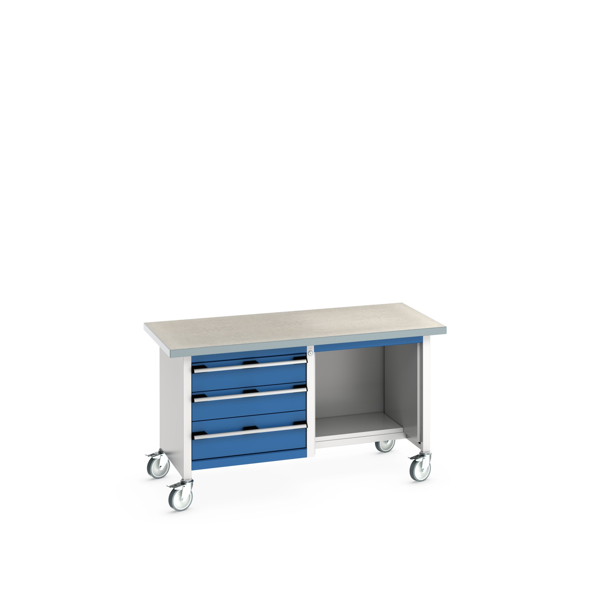 Bott 41002117.11V Portable Sheet Steel Workbench, 225kg Max Load, 840 mm x 750mm x 1500 mm