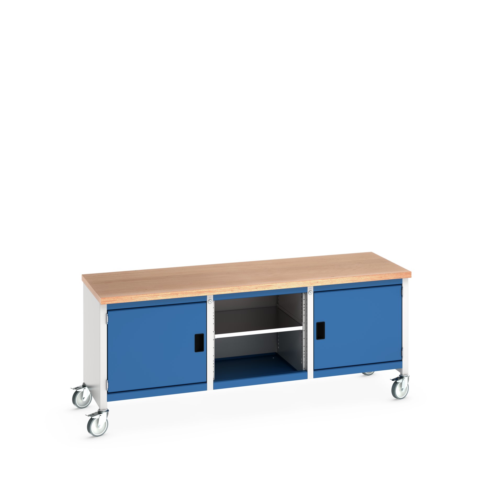 Bott 41002118.11V Portable Sheet Steel Workbench, 100kg Max Load, 840 mm x 750mm x 2000 mm