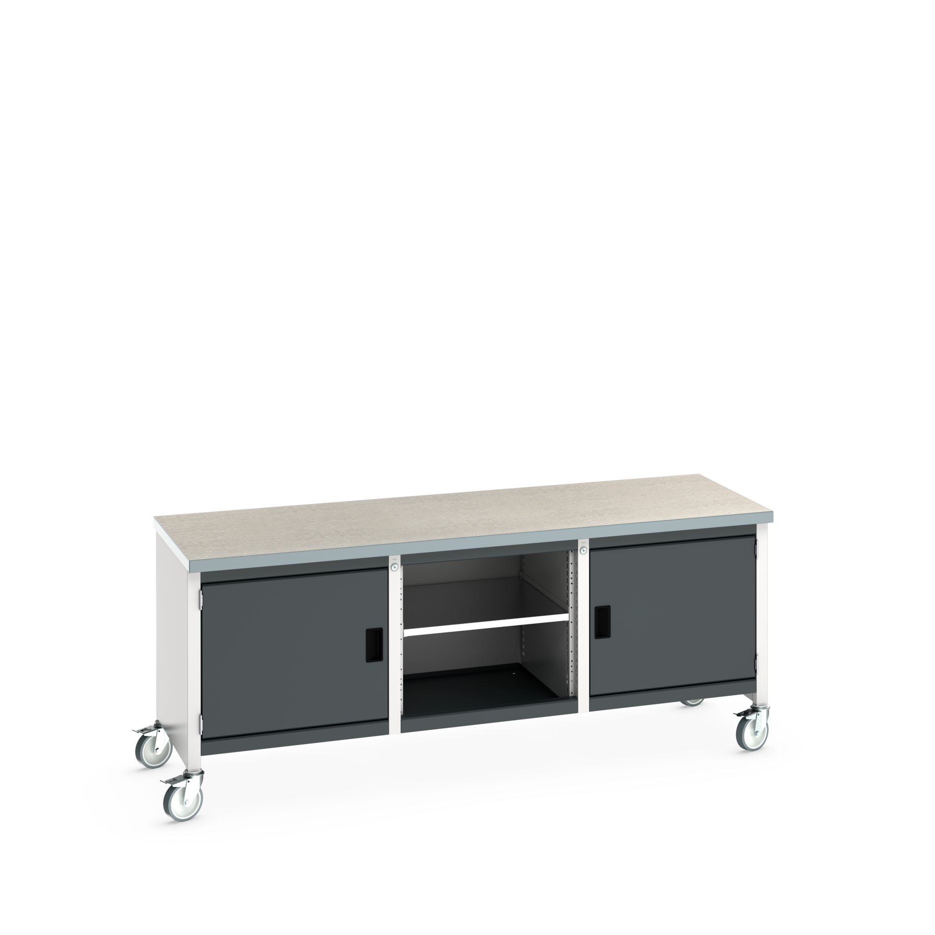 Bott 41002120.19V Portable Sheet Steel Workbench, 100kg Max Load, 840 mm x 750mm x 2000 mm
