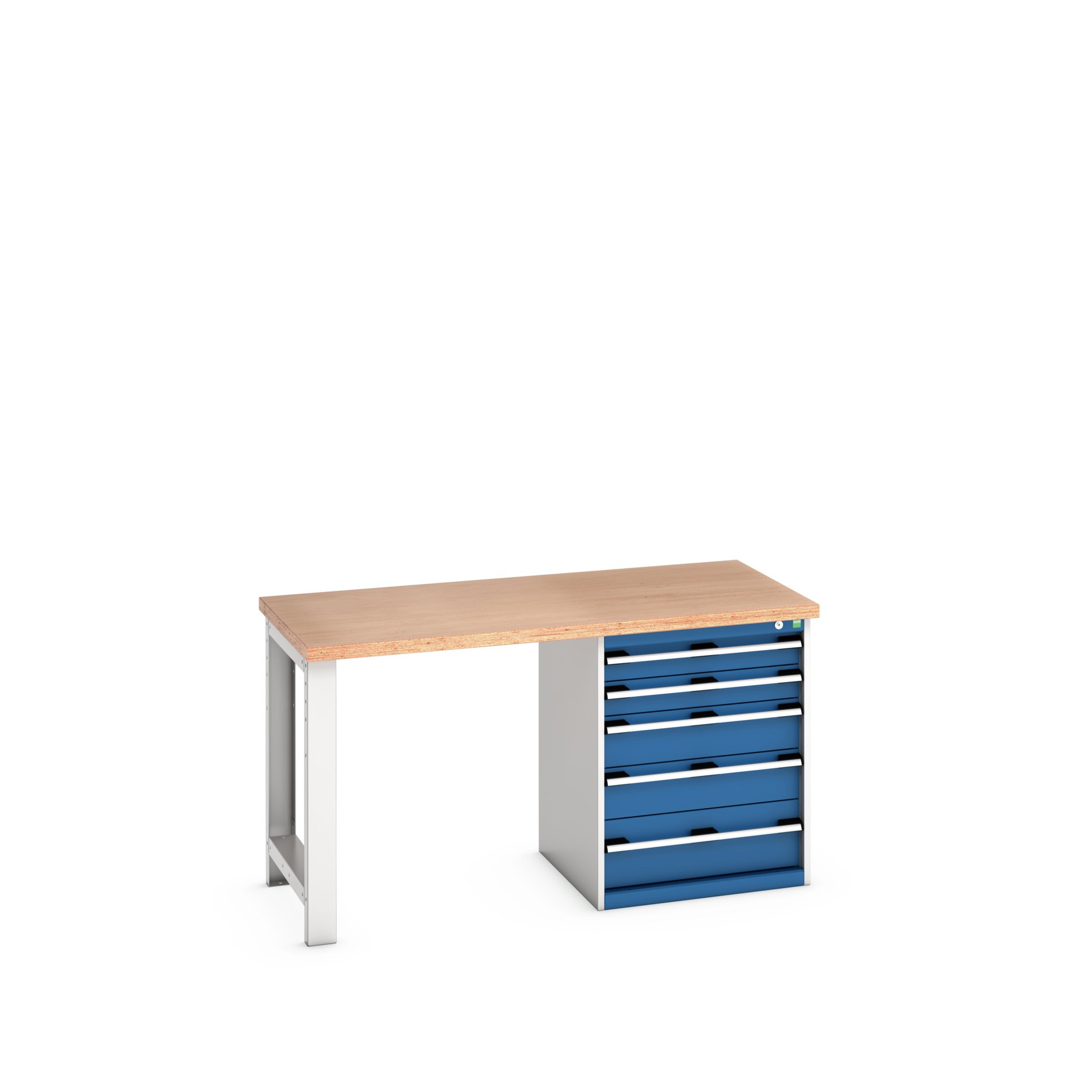Bott 41003133.11V Sheet Steel Workbench, 225kg Max Load, 840 mm x 750mm x 1500 mm
