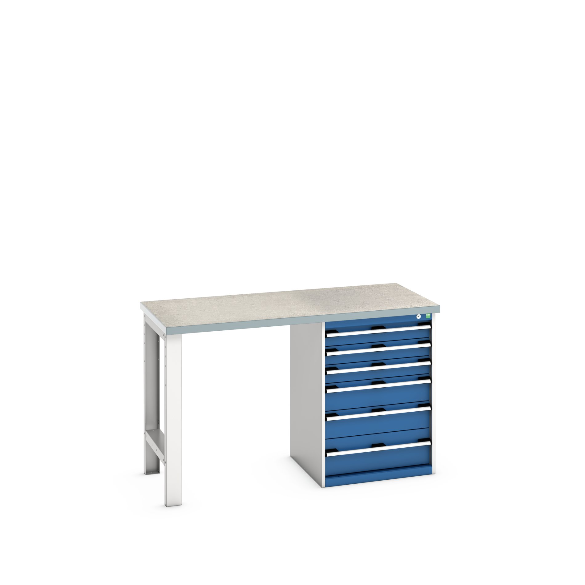 Bott 41003493.11V Sheet Steel Workbench, 450kg Max Load, 940 mm x 750mm x 1500 mm