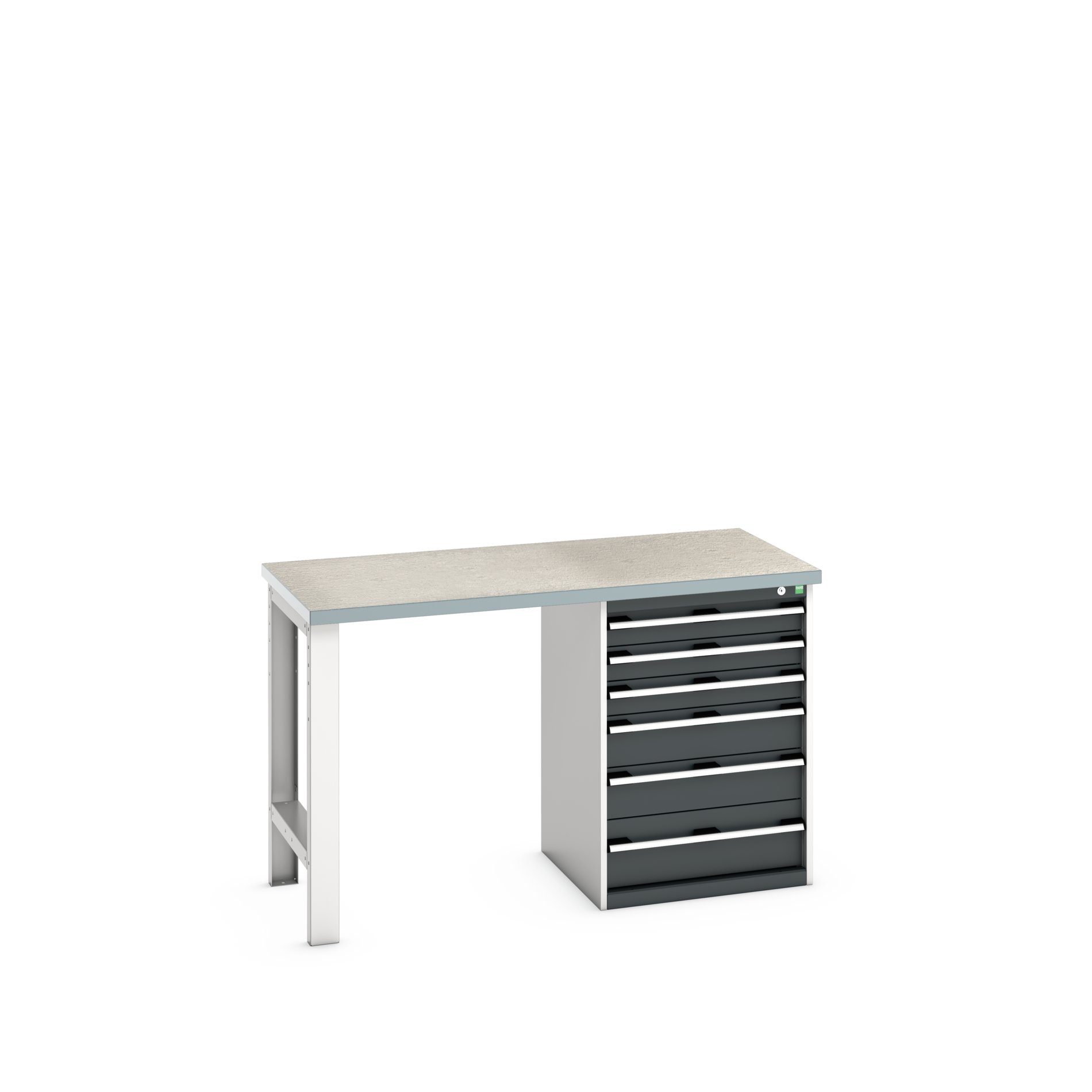 Bott 41003493.19V Sheet Steel Workbench, 450kg Max Load, 940 mm x 750mm x 1500 mm