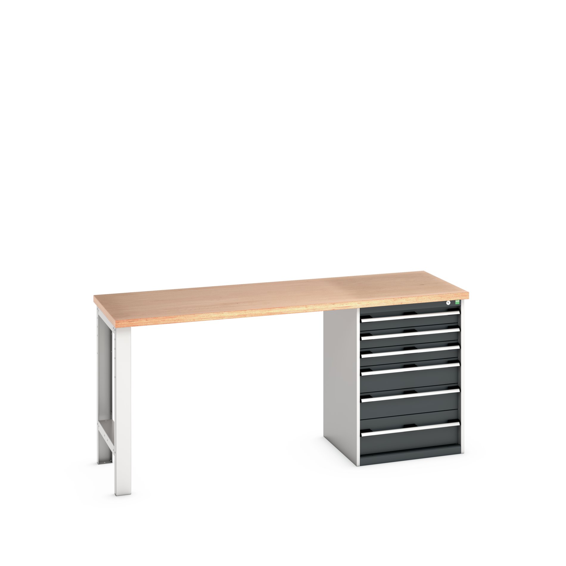 Bott 41003494.19V Sheet Steel Workbench, 450kg Max Load, 840 mm x 750mm x 2000 mm