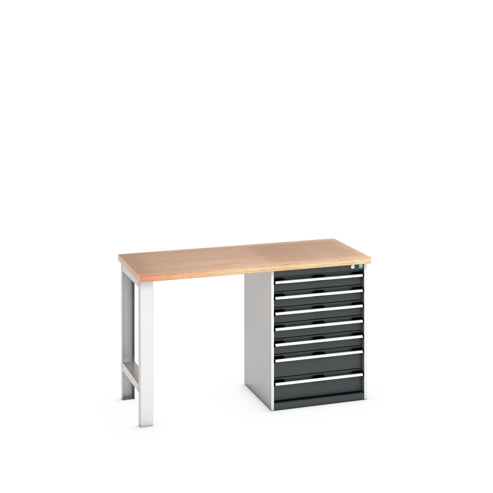 Bott 41003496.19V Sheet Steel Workbench, 525kg Max Load, 940 mm x 750mm x 1500 mm