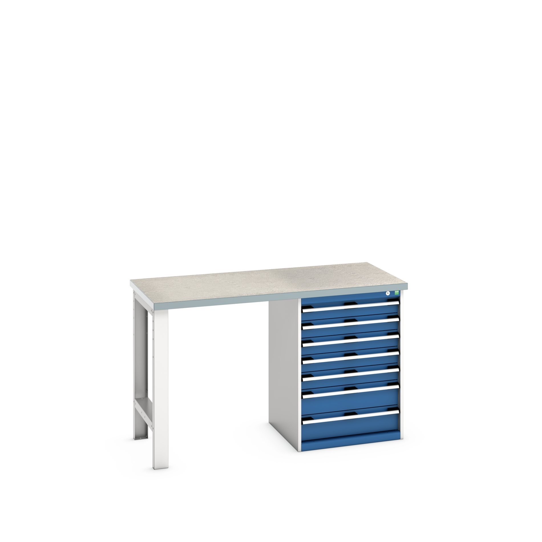 Bott 41003497.11V Sheet Steel Workbench, 525kg Max Load, 940 mm x 750mm x 1500 mm