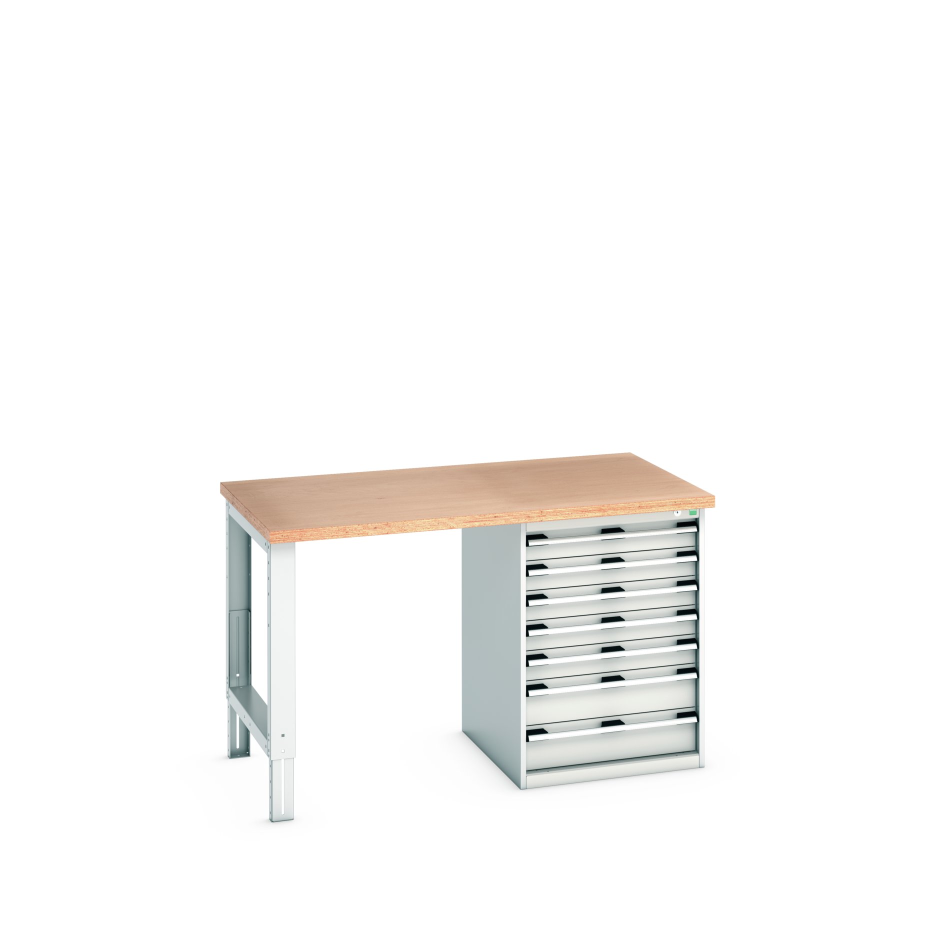 Bott 41003498.16V Sheet Steel Workbench, 525kg Max Load, 940 mm x 900mm x 1500 mm