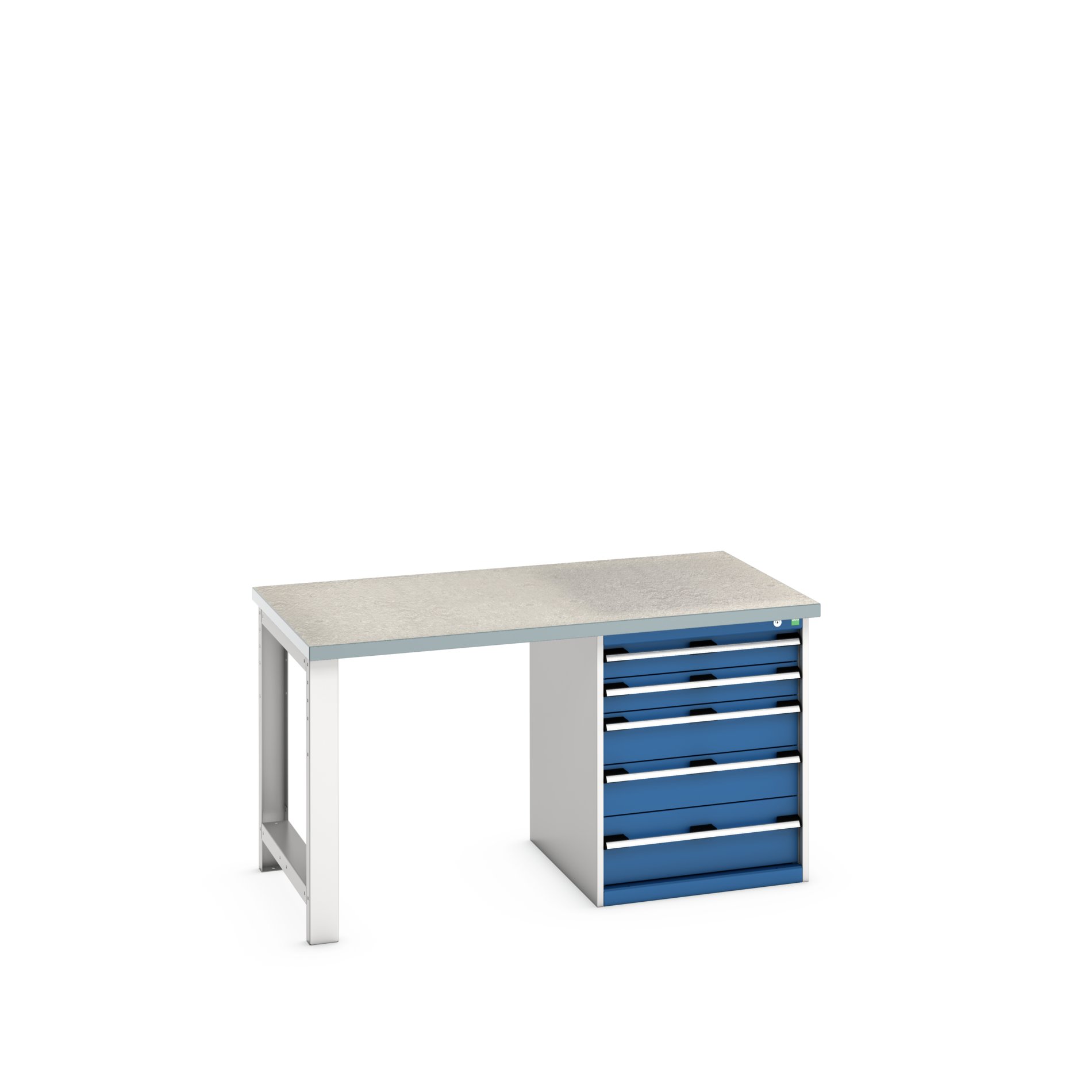 Bott 41004110.11V Sheet Steel Workbench, 375kg Max Load, 840 mm x 900mm x 1500 mm