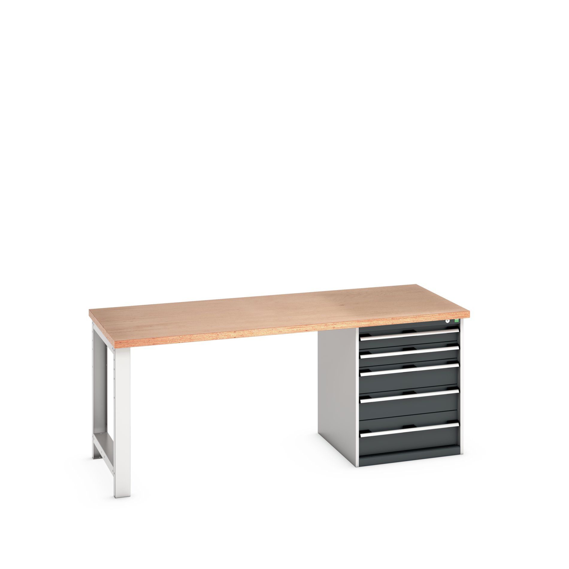 Bott 41004111.19V Sheet Steel Workbench, 375kg Max Load, 840 mm x 900mm x 2000 mm
