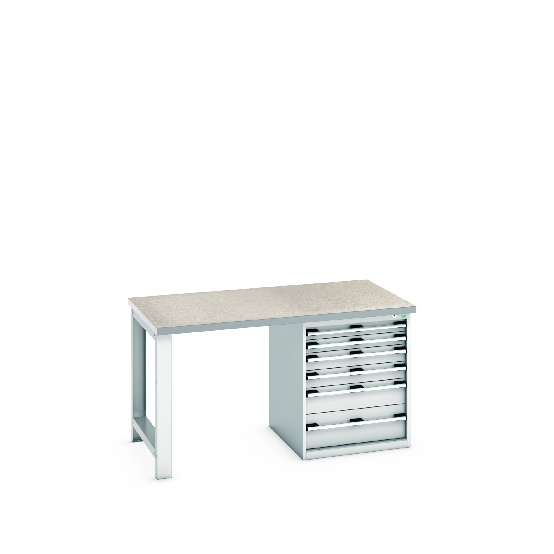 Bott 41004114.16V Sheet Steel Workbench, 450kg Max Load, 840 mm x 900mm x 1500 mm