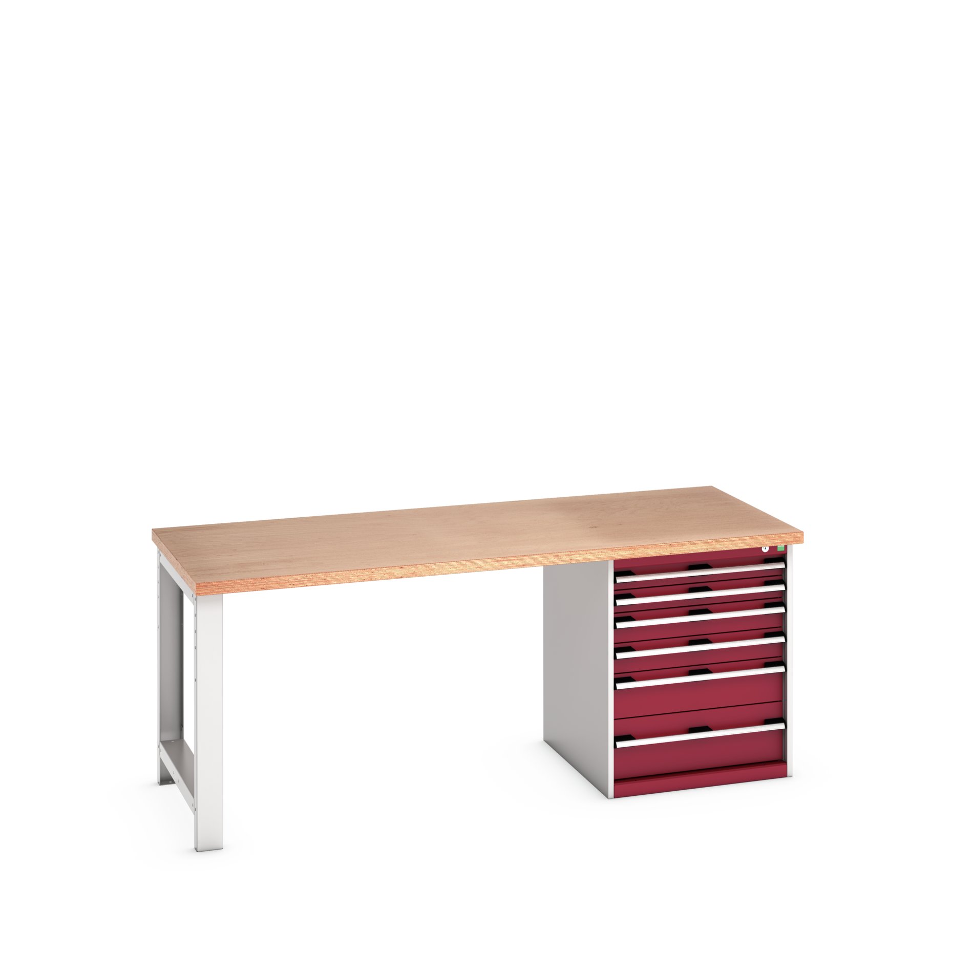 Bott 41004115.24V Sheet Steel Workbench, 450kg Max Load, 840 mm x 900mm x 2000 mm