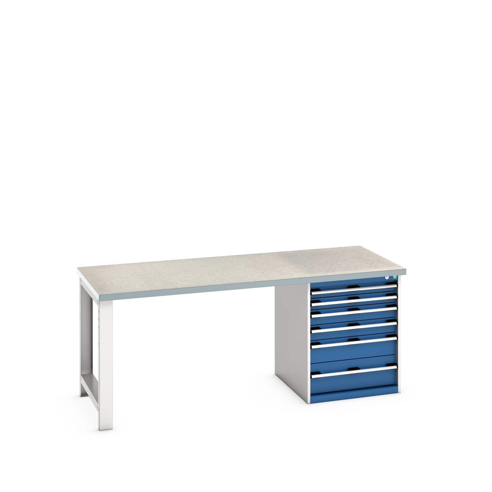 Bott 41004116.11V Sheet Steel Workbench, 450kg Max Load, 840 mm x 900mm x 2000 mm
