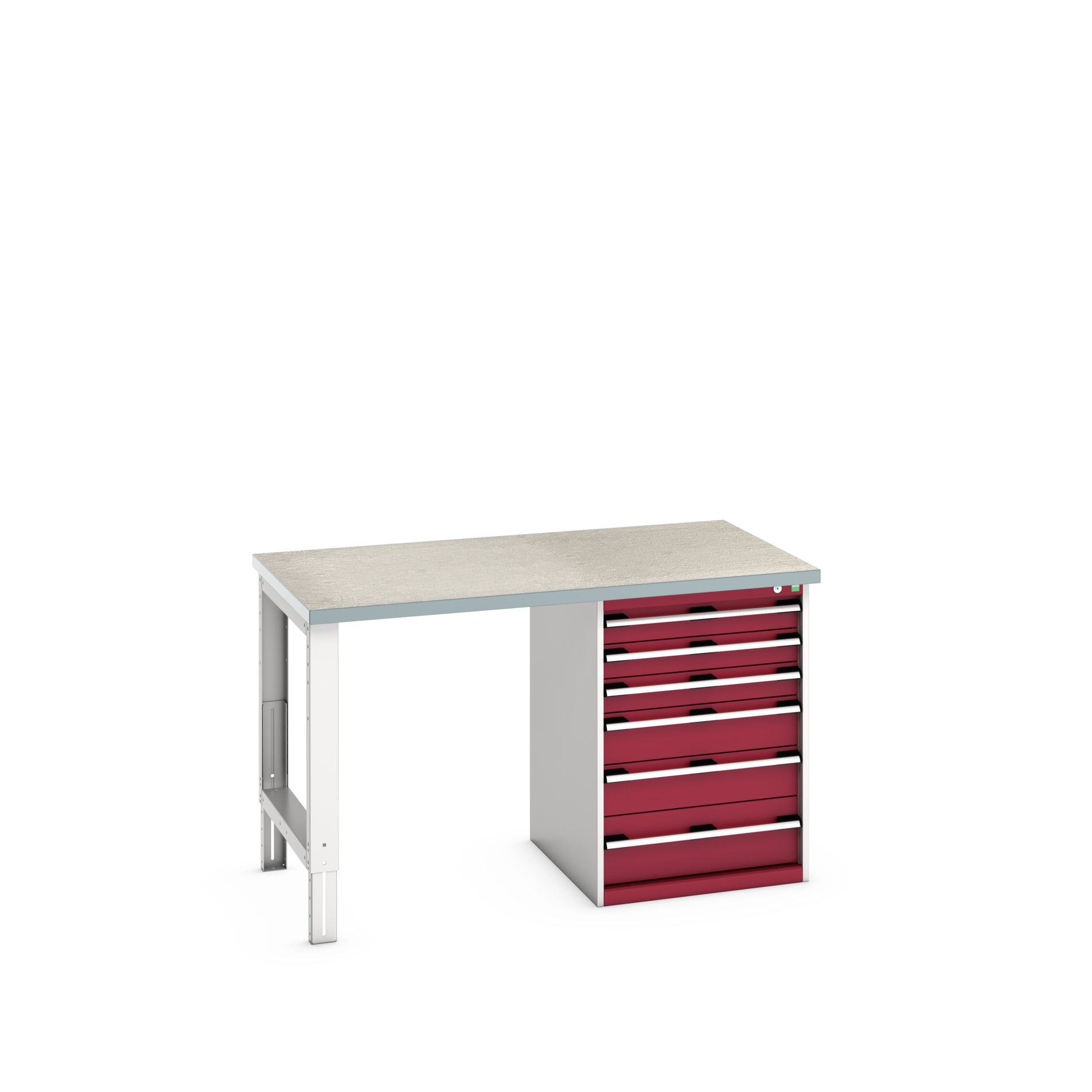 Bott 41004118.24V Sheet Steel Workbench, 450kg Max Load, 940 mm x 900mm x 1500 mm