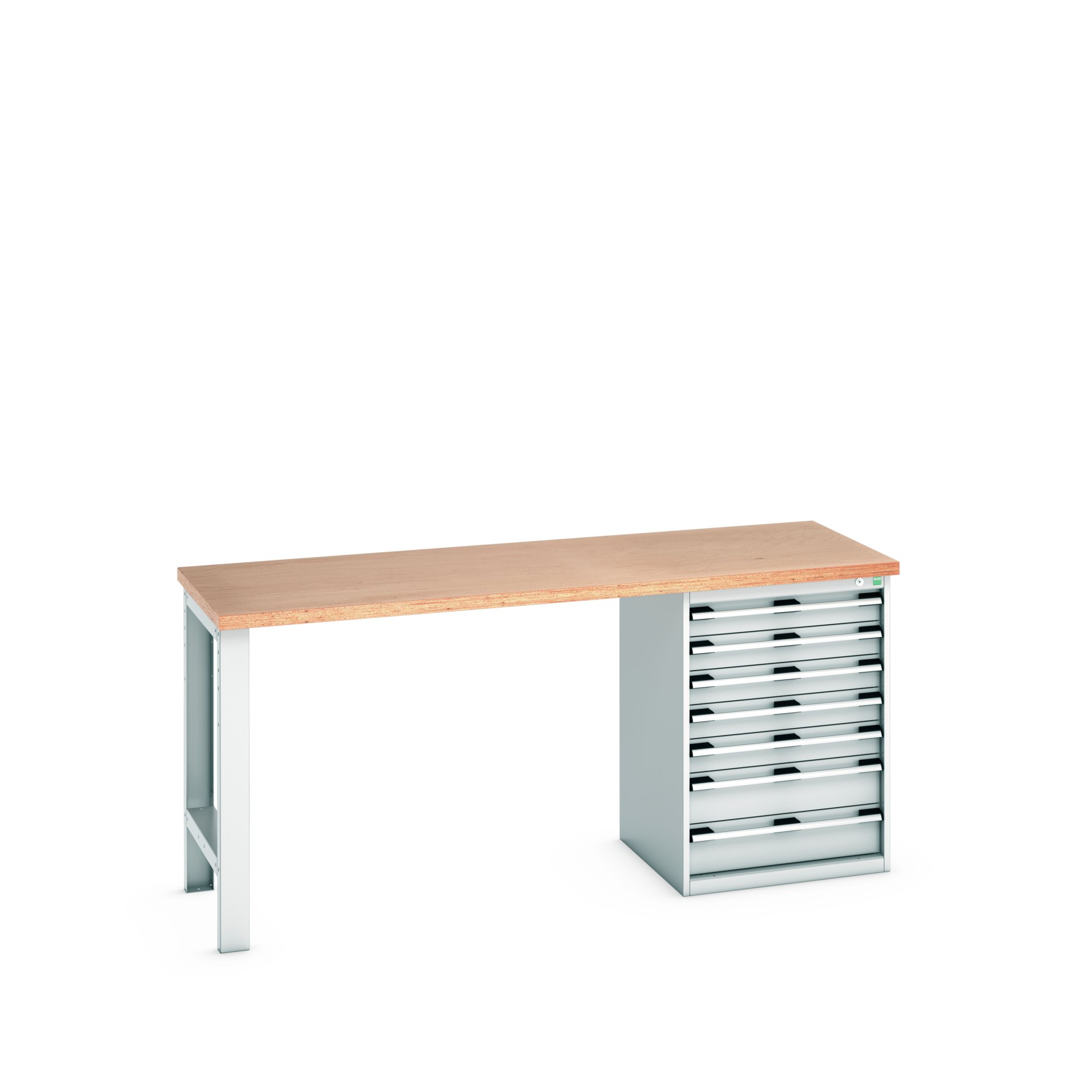 Bott 41004121.16V Sheet Steel Workbench, 525kg Max Load, 940 mm x 750mm x 2000 mm