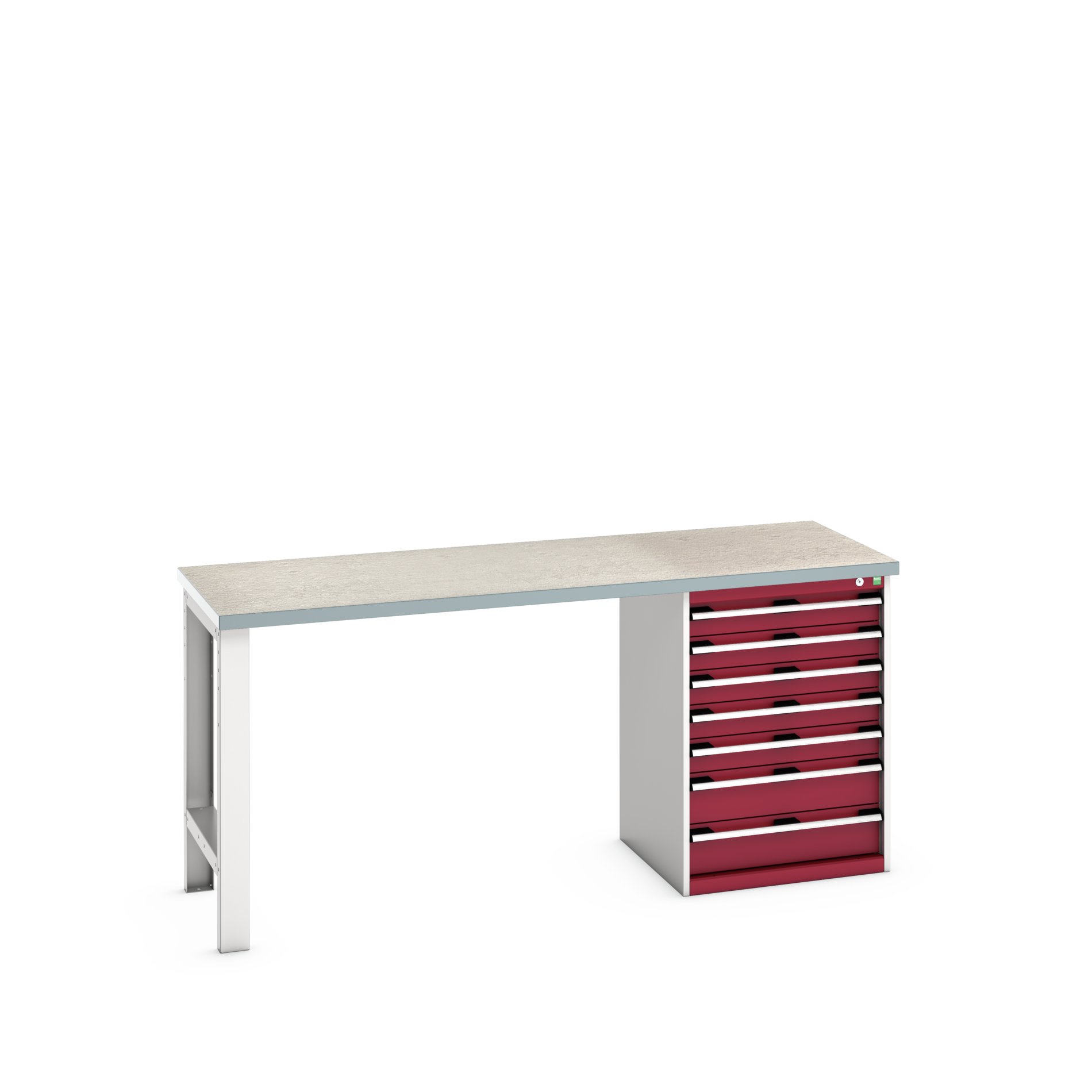 Bott 41004122.24V Sheet Steel Workbench, 525kg Max Load, 940 mm x 750mm x 2000 mm