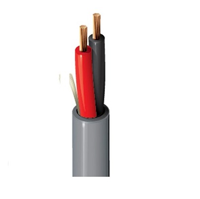 Belden 4100UE Series 2 Core, 14 AWG CSA Unscreened, 5.55 mm OD, 500 m, Grey