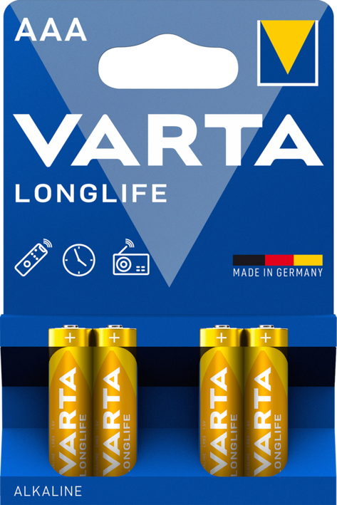 4103101414 Varta Zn/MnO2 AAA Non-Rechargeable Battery 1.5 V