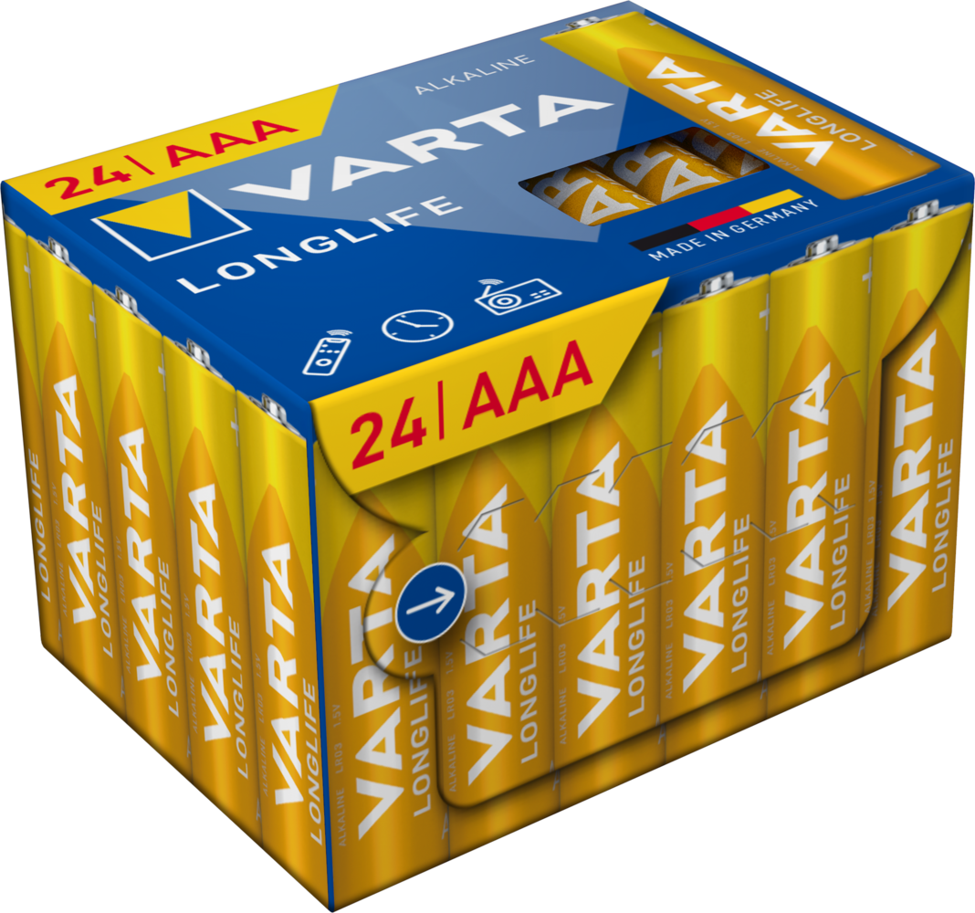 4103301134 Varta Zn/MnO2 AAA Non-Rechargeable Battery 1.5 V