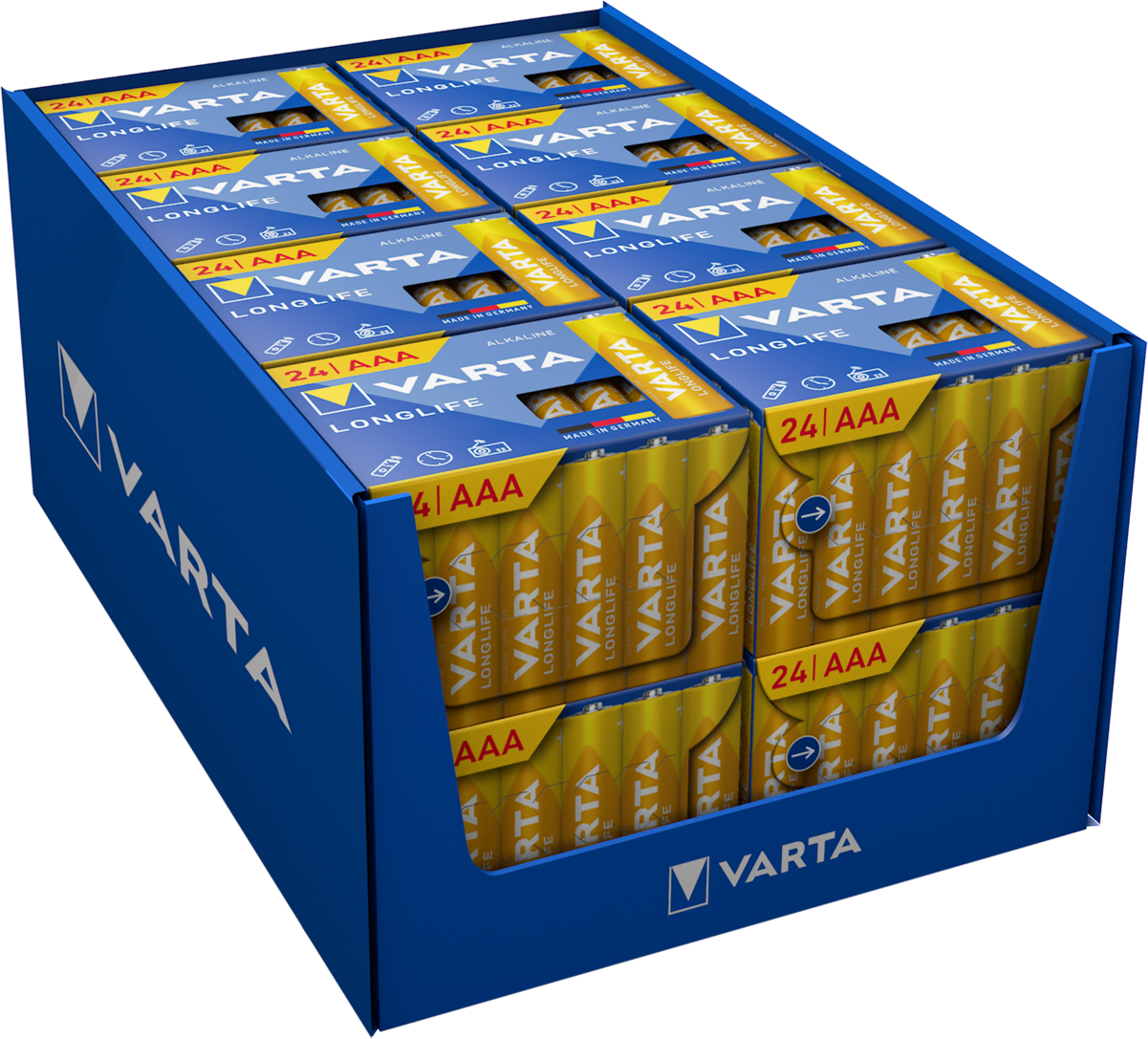 4103301134 Varta Zn/MnO2 AAA Non-Rechargeable Battery 1.5 V
