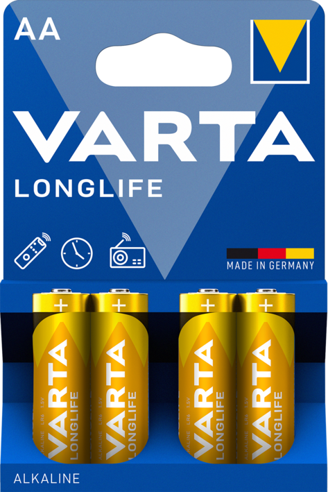 4106101414 Varta 4106 Zinc Manganese Dioxide AA Non-Rechargeable Battery 1.5 V