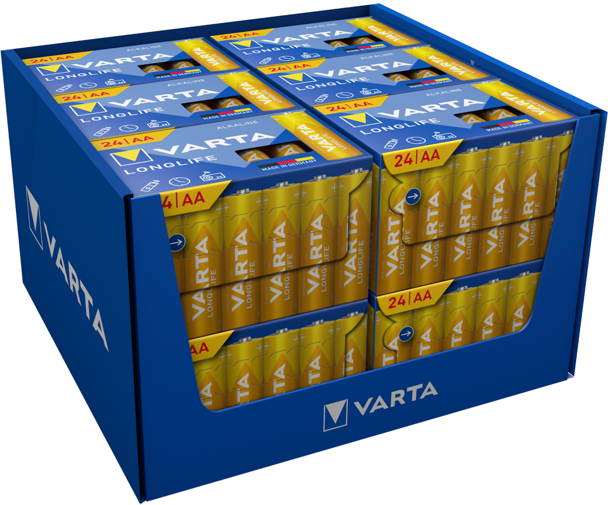 4106301134 Varta 4106 Zinc Manganese Dioxide AA Non-Rechargeable Battery 1.5 V
