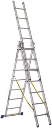 Zarges Aluminium Aluminium Combination Ladder 2 5 m