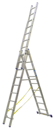 Zarges Aluminium Aluminium Combination Ladder 2 6.7 m