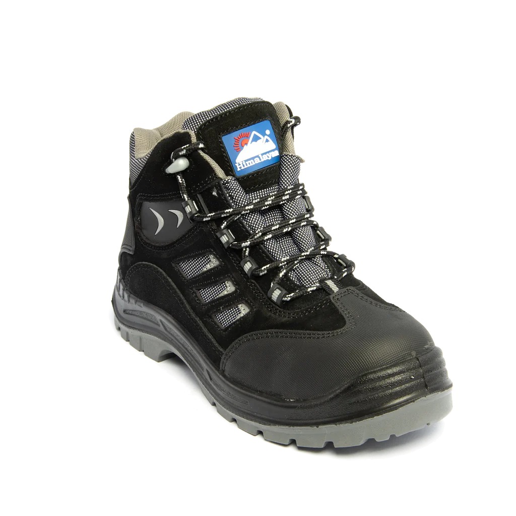 Himalayan 4114 Black Composite Toe Capped Unisex Safety Boots 8, EU 42 EN ISO 20345:2011
