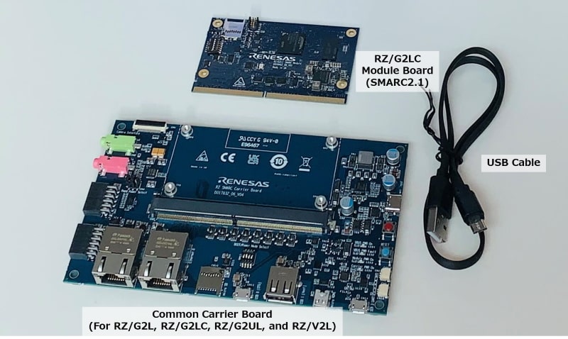 rtk9744c22s01000be Renesas Electronics RZ/G2LC EVAL BOARD ARM Cortex Evaluation Kit RTK9744C22S01000BE