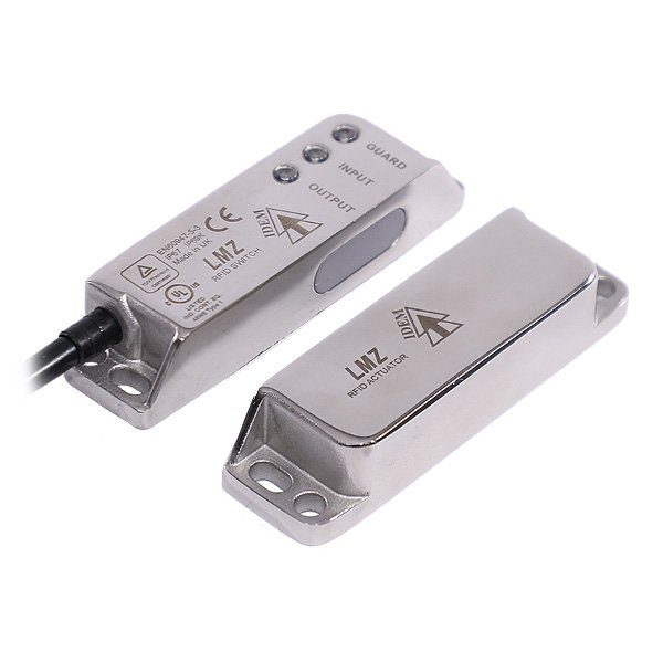 IDEM LMZ Series RFID Interlock Switch, Polyester, Stainless Steel Housing, PNP, M12