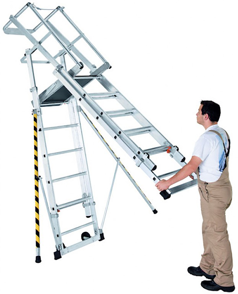 41327 Zarges 1.3m, 1.6 m, 1.8 m, 2.1 m, 2.4 m Aluminium Work Platform