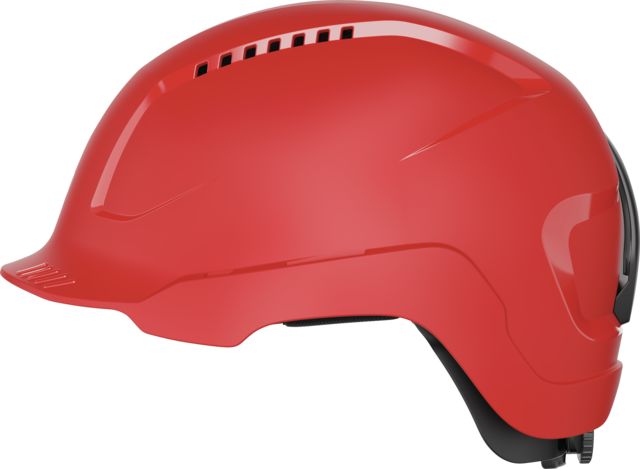ABUS ABUS Red Safety Helmet Ventilated Adjustable