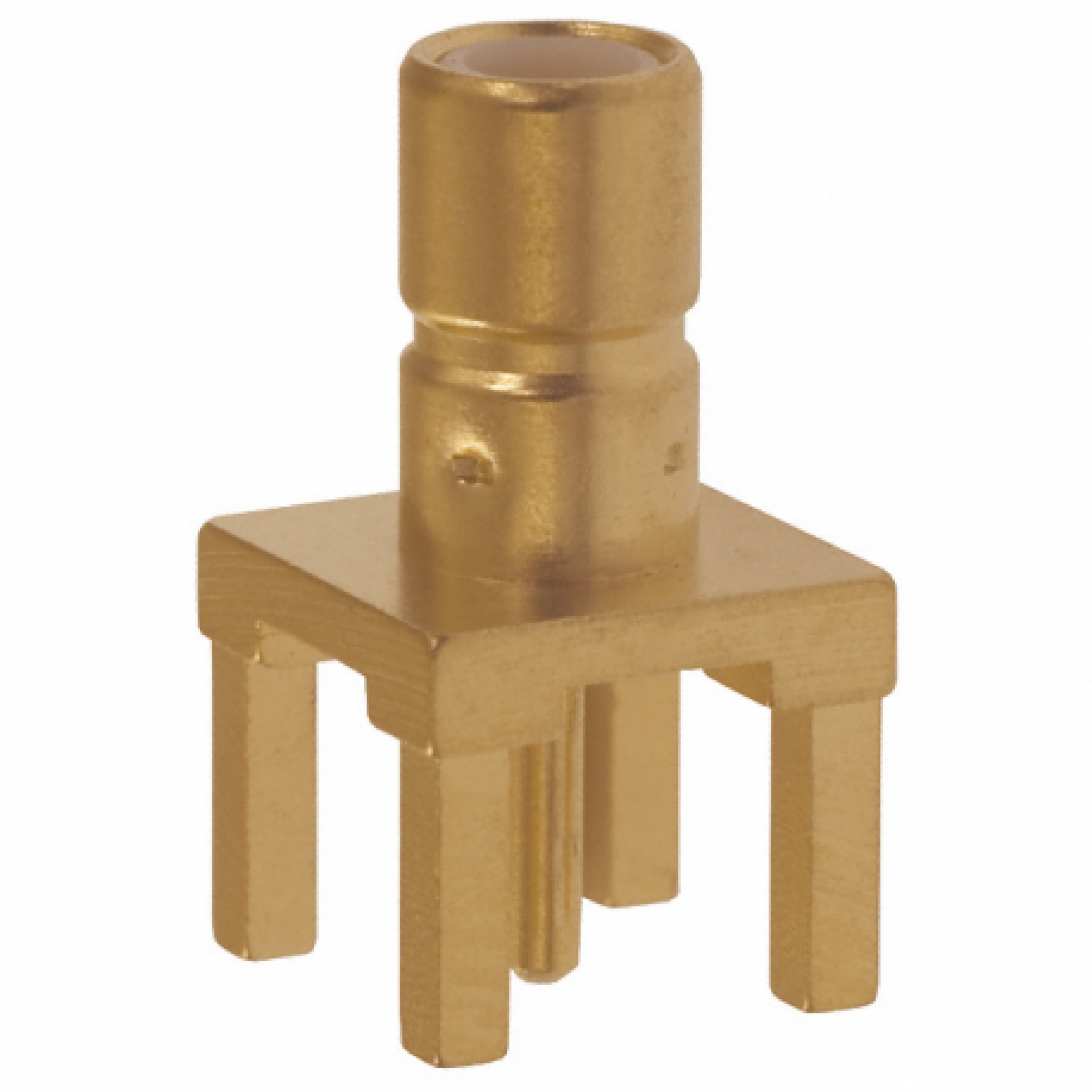 TE Connectivity SMB Series Through Hole Female SMB, 50 Ω, Straight Body Solder