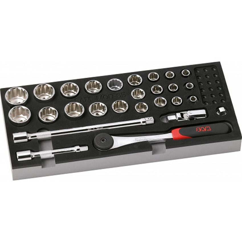 SAM 75-S27MM 1/2 in, 1/3 in Socket Tools