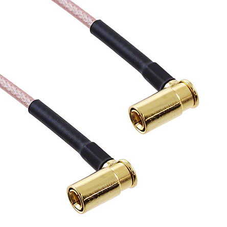 Cinch SMB Series, RG316 Coaxial Coaxial Cable 50 Ω, Black, Terminated