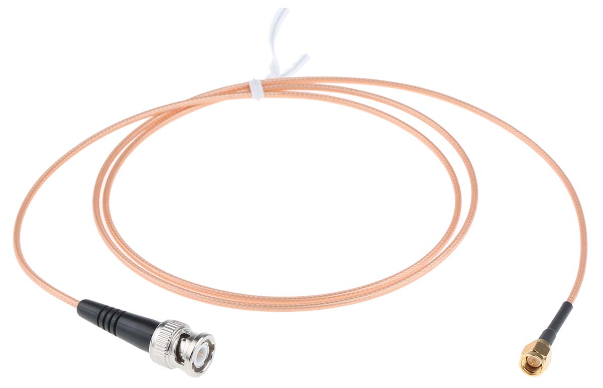 415-0028-048 Cinch BNC, SMA Series, RG316 Coaxial Coaxial Cable 50 Ω, Black, Terminated